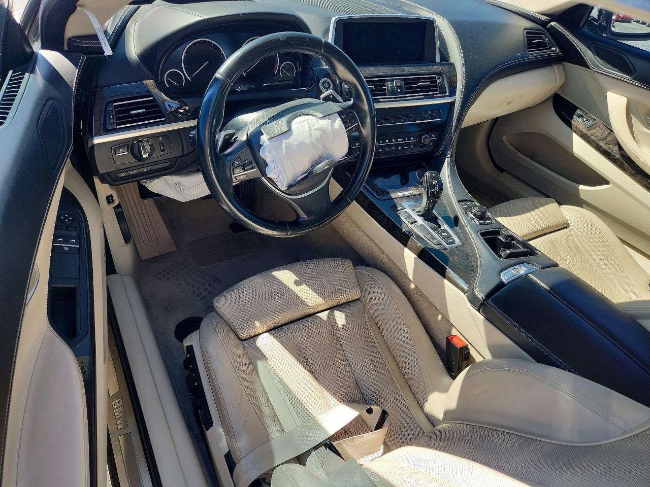 2012 Bmw 650 I Белый vin: WBALX3C53CDV77410