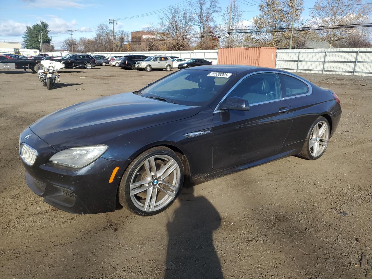 2012 Bmw 650 I Black vin: WBALX3C54CC528738