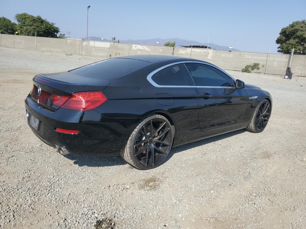 2012 Bmw 650 I Black vin: WBALX3C55CDV77909