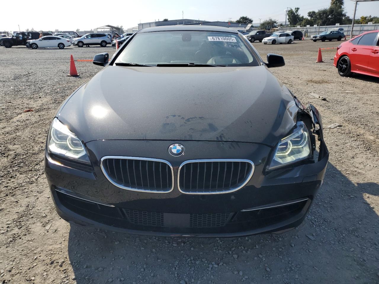 2012 Bmw 650 I Black vin: WBALX3C55CDV77909