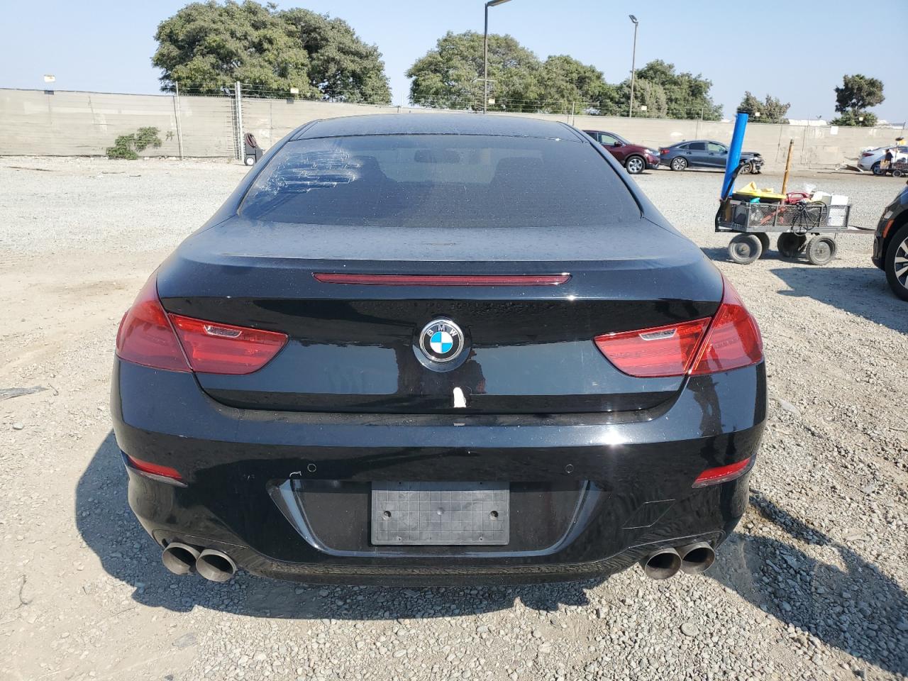 2012 Bmw 650 I Black vin: WBALX3C55CDV77909