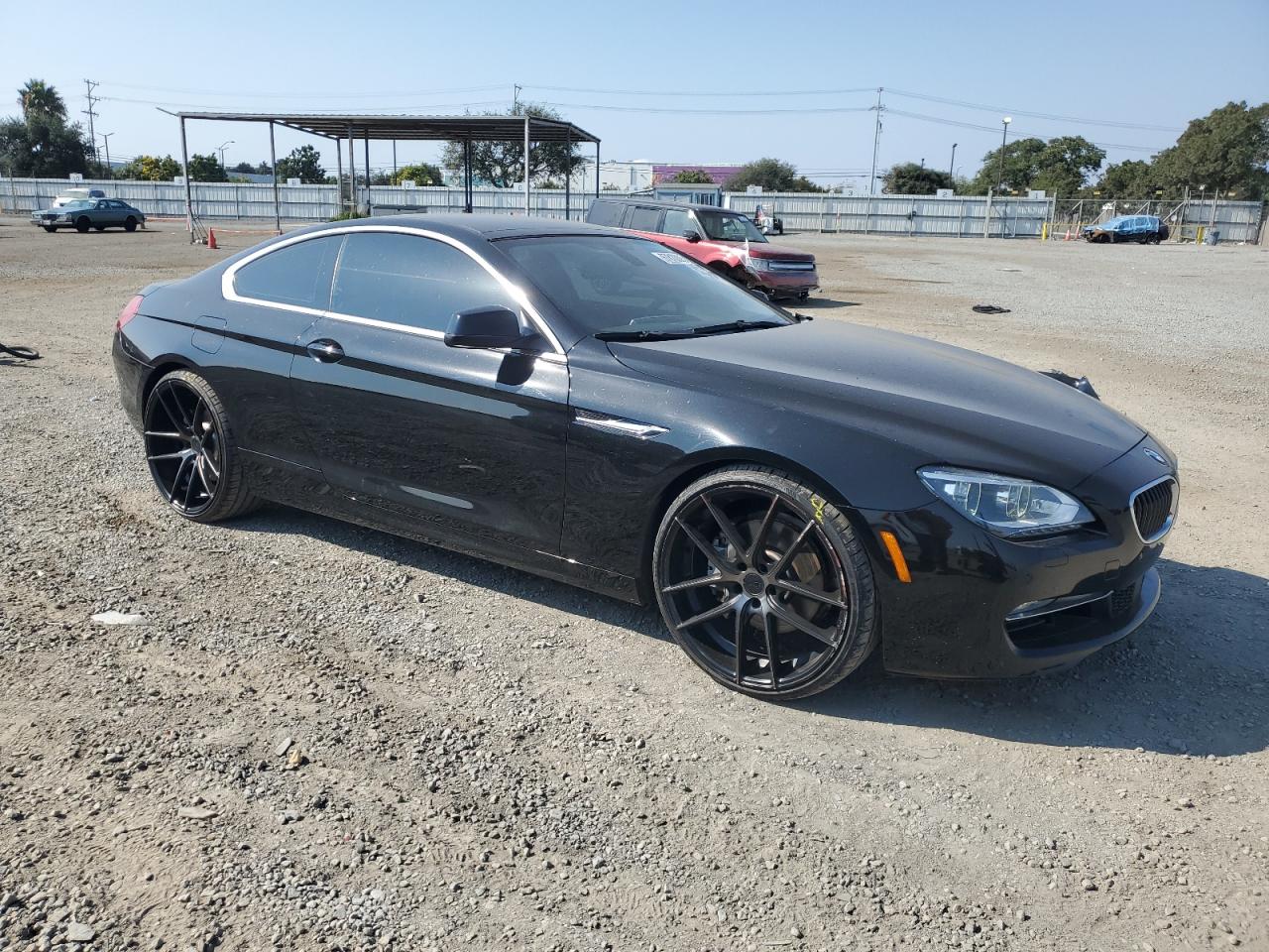 2012 Bmw 650 I Black vin: WBALX3C55CDV77909