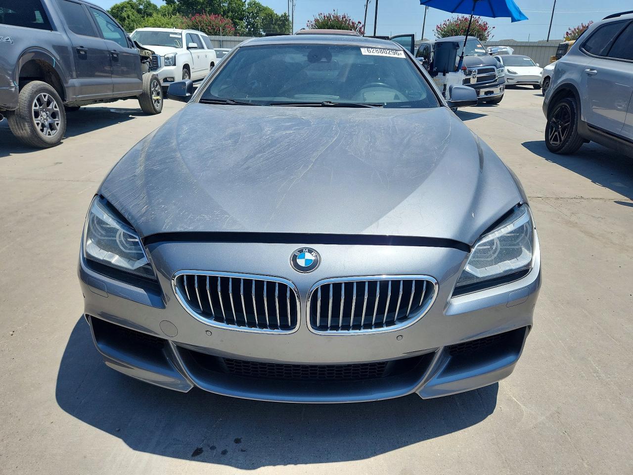 2012 Bmw 650 I Gray vin: WBALX3C56CDV77224