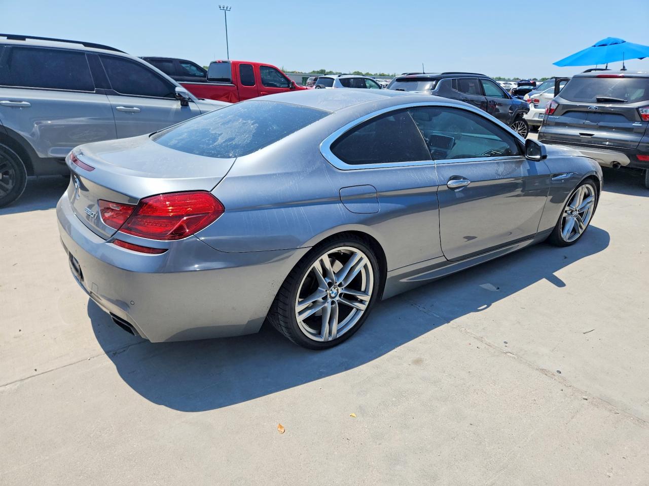 2012 Bmw 650 I Gray vin: WBALX3C56CDV77224