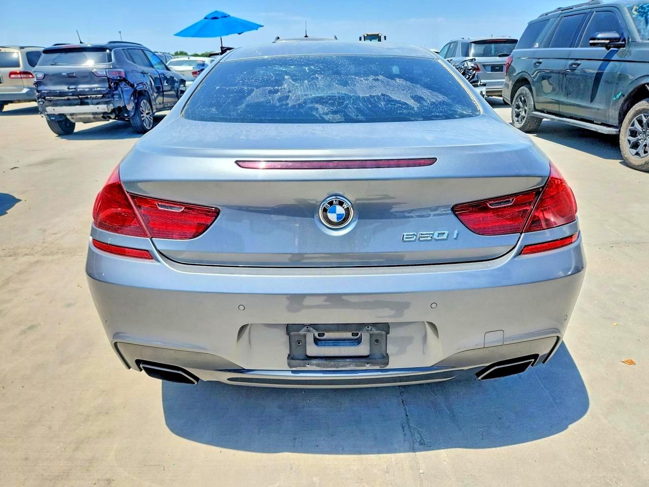 2012 Bmw 650 I Gray vin: WBALX3C56CDV77224