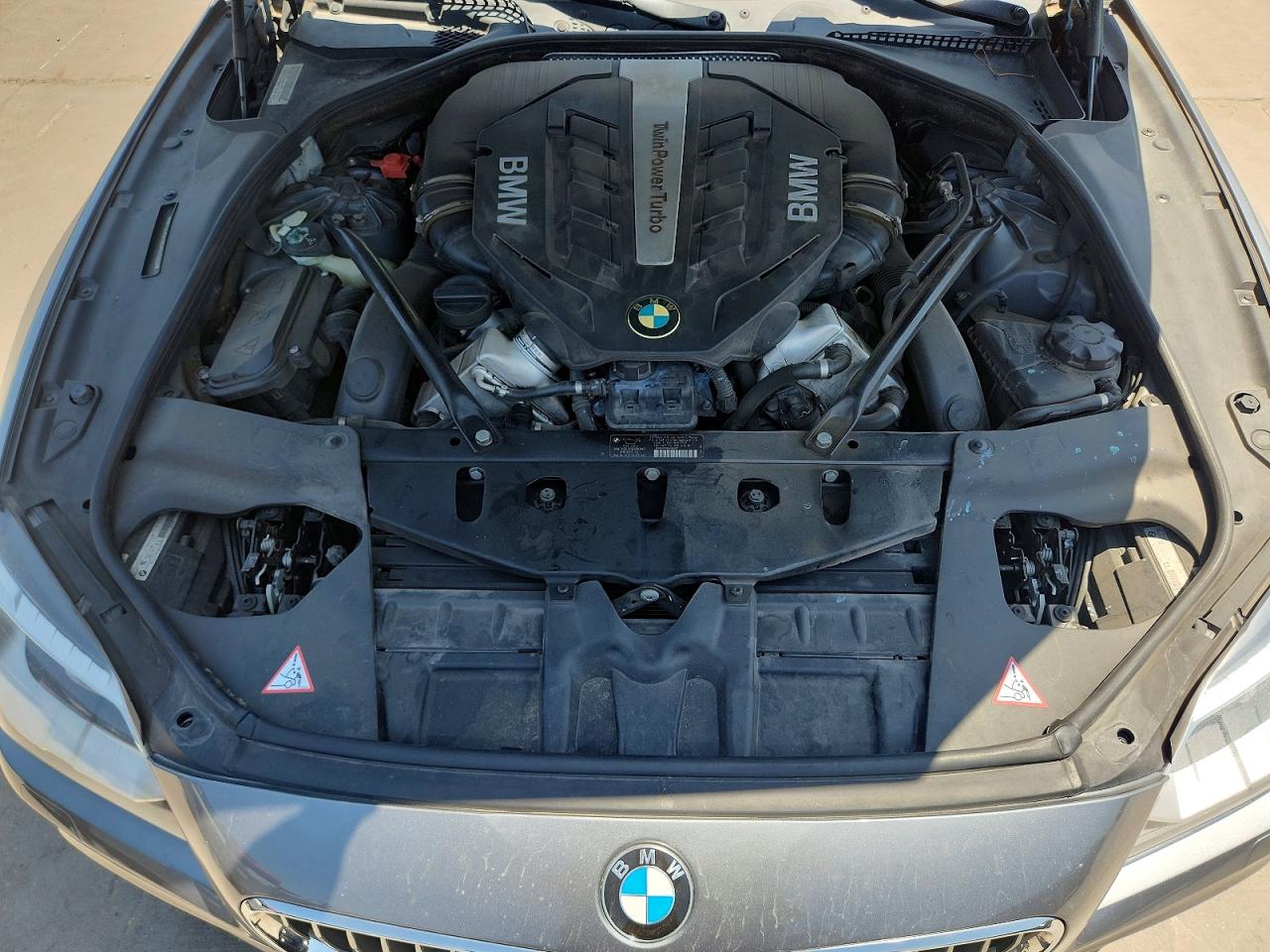 2012 Bmw 650 I Gray vin: WBALX3C56CDV77224