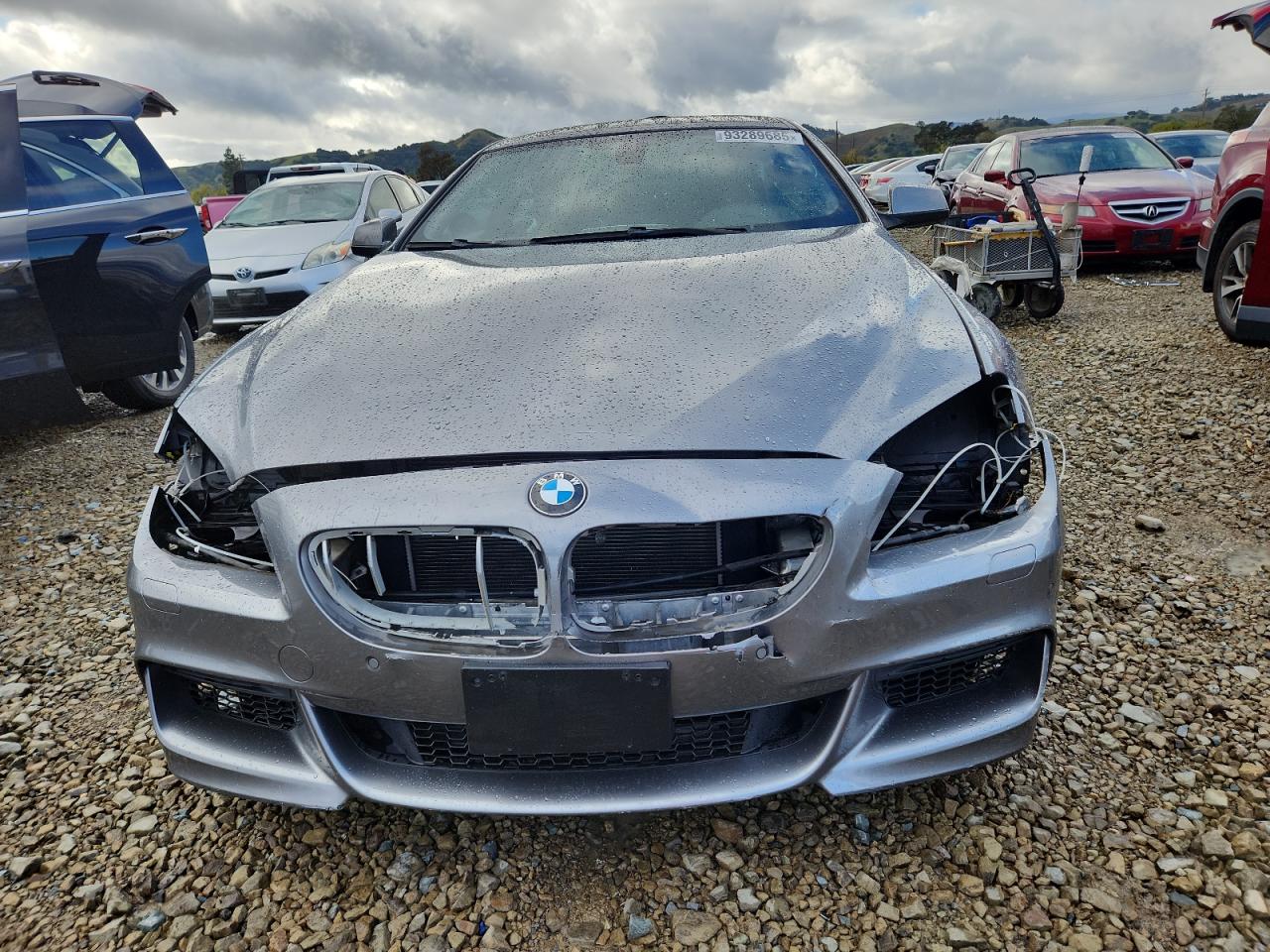 2012 Bmw 650 I Silver vin: WBALX3C57CDV77118