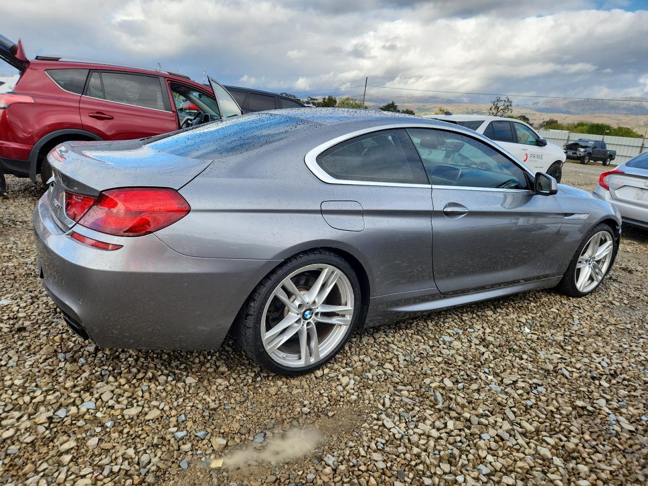 2012 Bmw 650 I Silver vin: WBALX3C57CDV77118