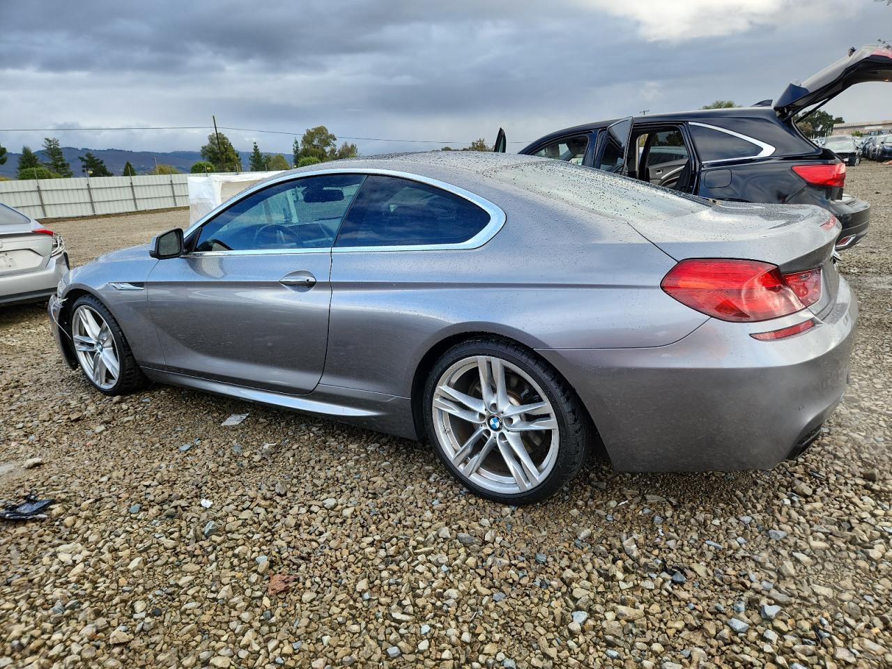 2012 Bmw 650 I Silver vin: WBALX3C57CDV77118