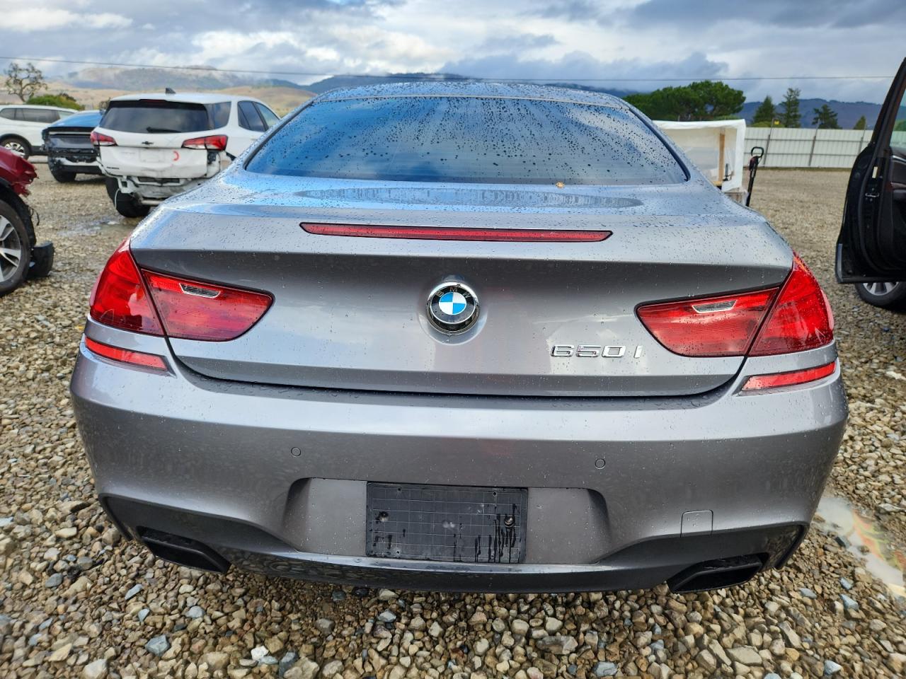 2012 Bmw 650 I Silver vin: WBALX3C57CDV77118