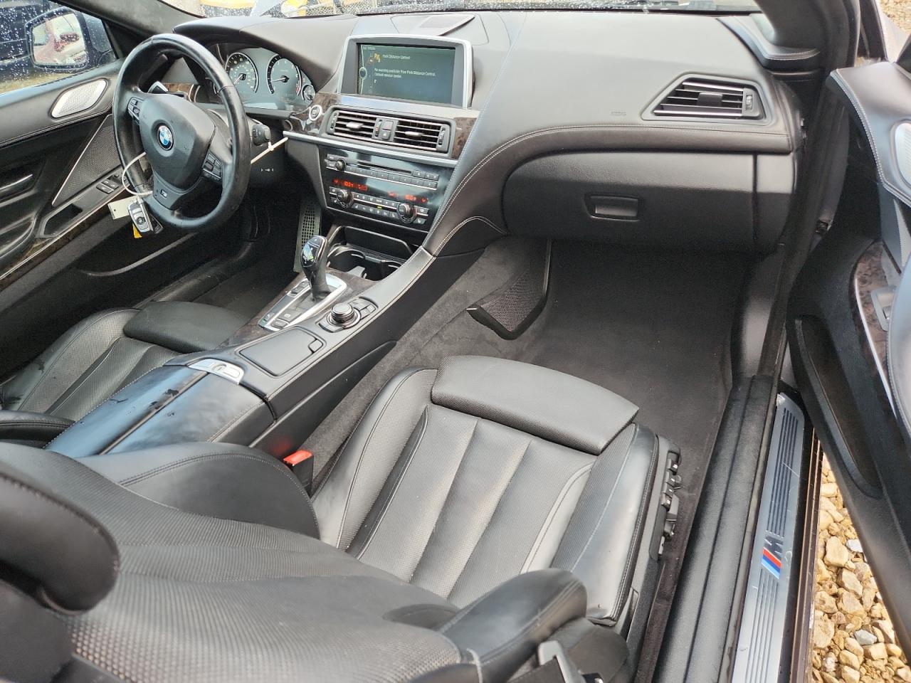 2012 Bmw 650 I Silver vin: WBALX3C57CDV77118