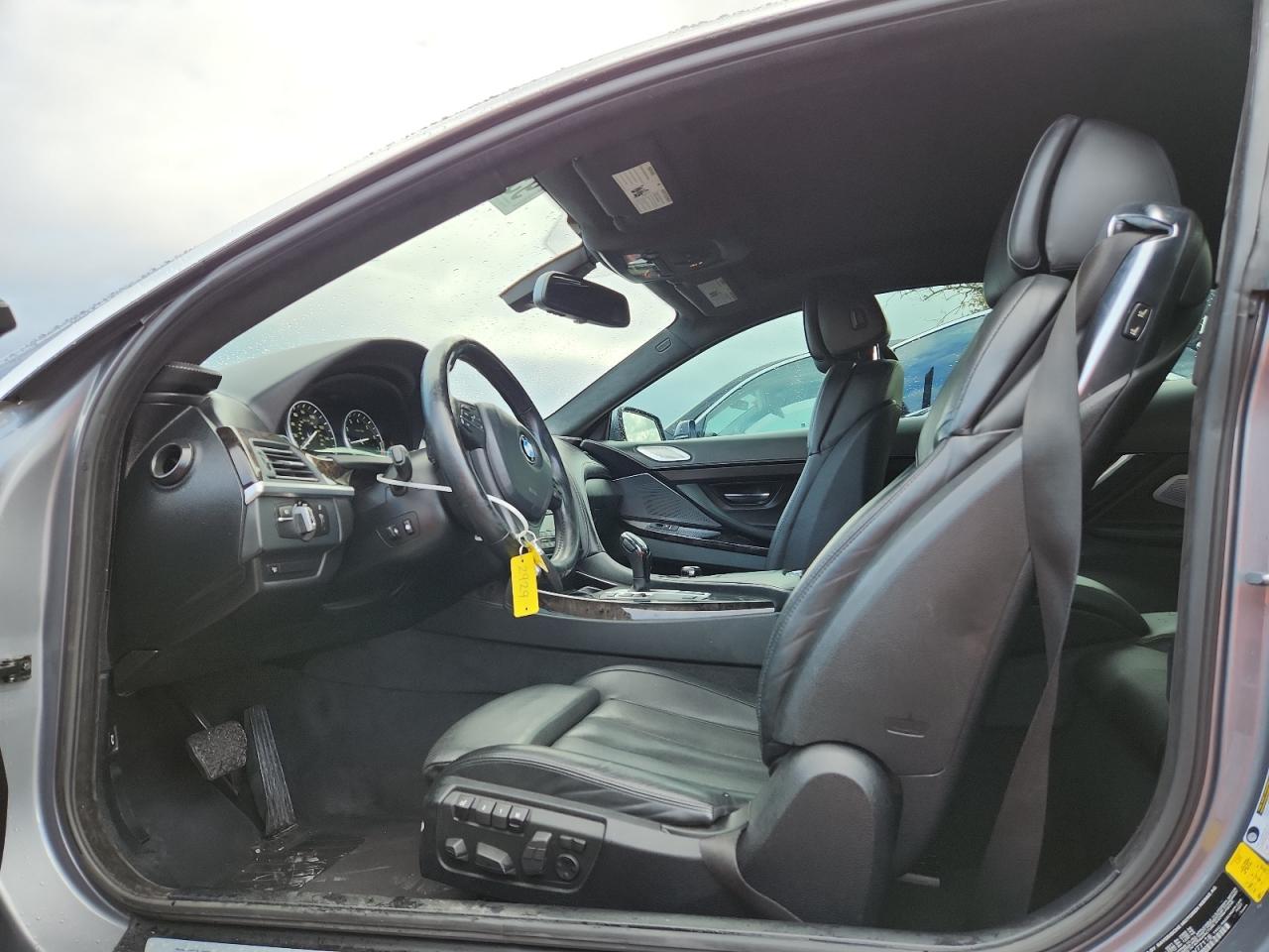 2012 Bmw 650 I Silver vin: WBALX3C57CDV77118
