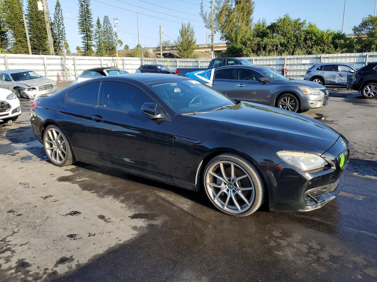 2012 Bmw 650 I Black vin: WBALX3C57CDV77507