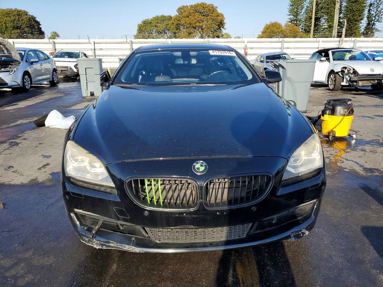 2012 Bmw 650 I Black vin: WBALX3C57CDV77507