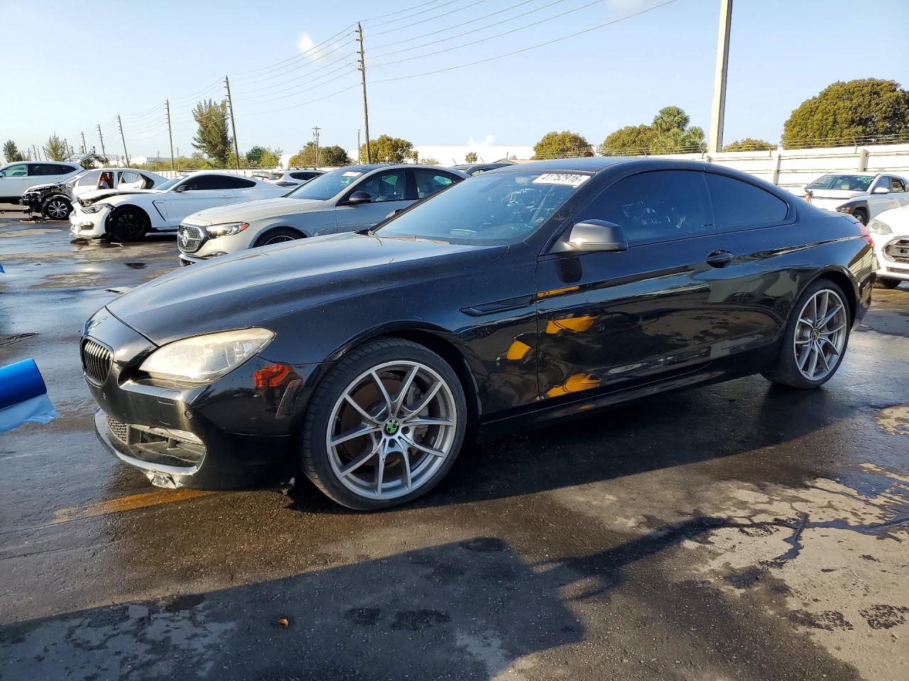 2012 Bmw 650 I Black vin: WBALX3C57CDV77507
