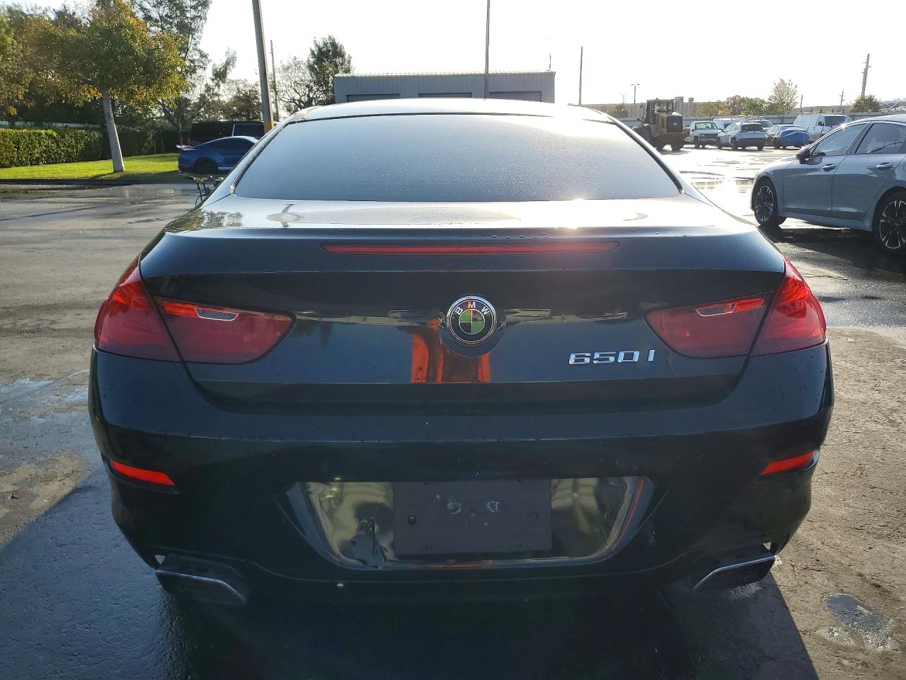 2012 Bmw 650 I Black vin: WBALX3C57CDV77507