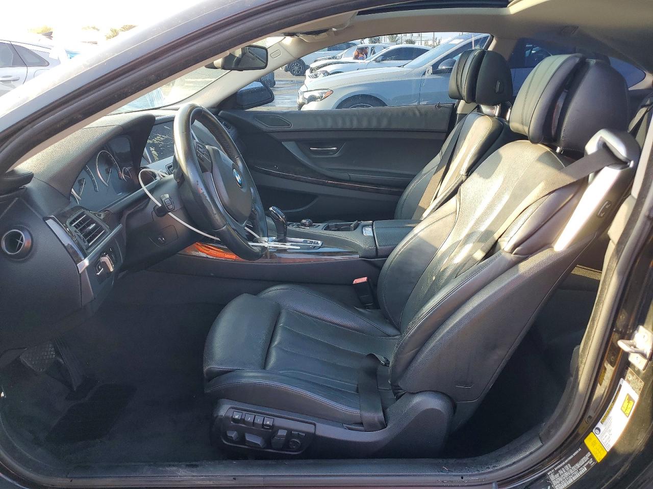2012 Bmw 650 I Black vin: WBALX3C57CDV77507