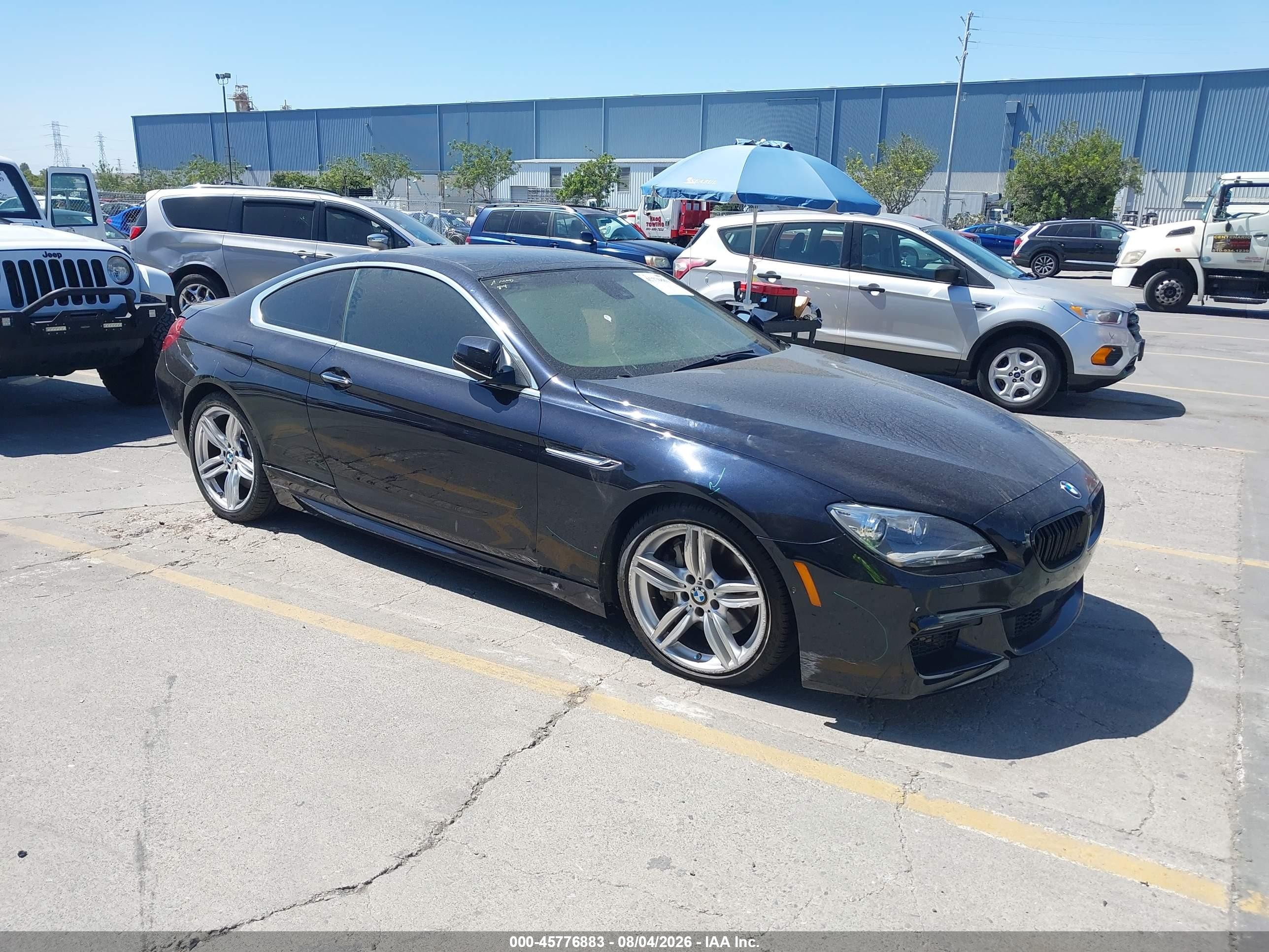 2012 Bmw 650i   Black vin: WBALX3C58CC528371