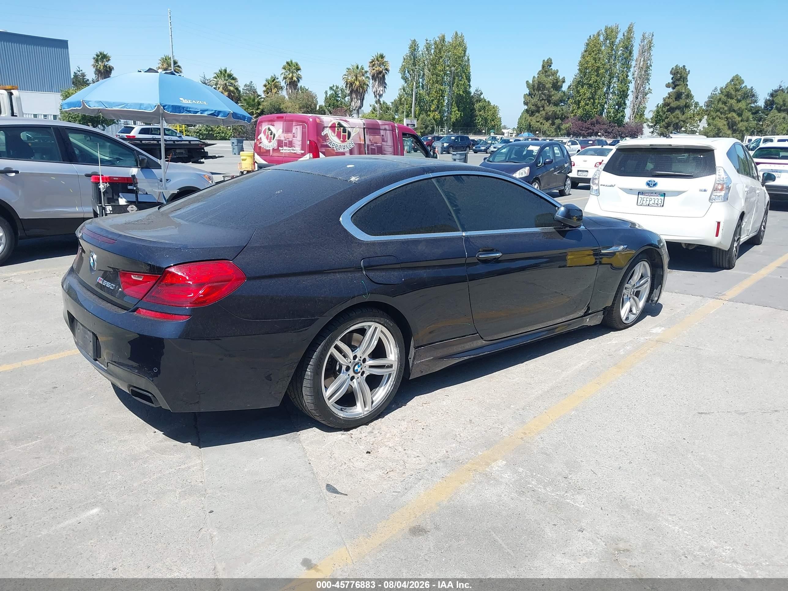 2012 Bmw 650i   Black vin: WBALX3C58CC528371