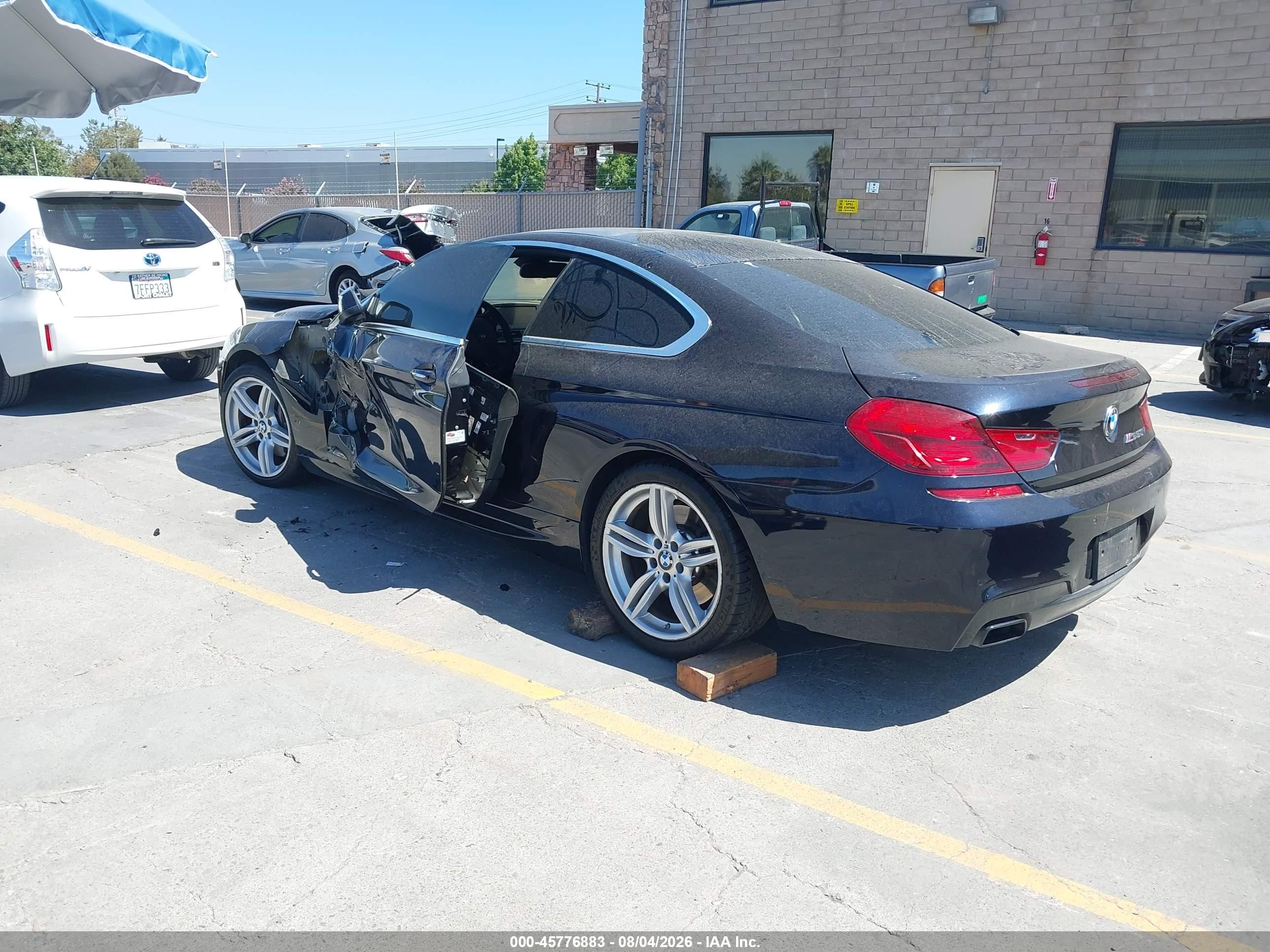 2012 Bmw 650i   Black vin: WBALX3C58CC528371
