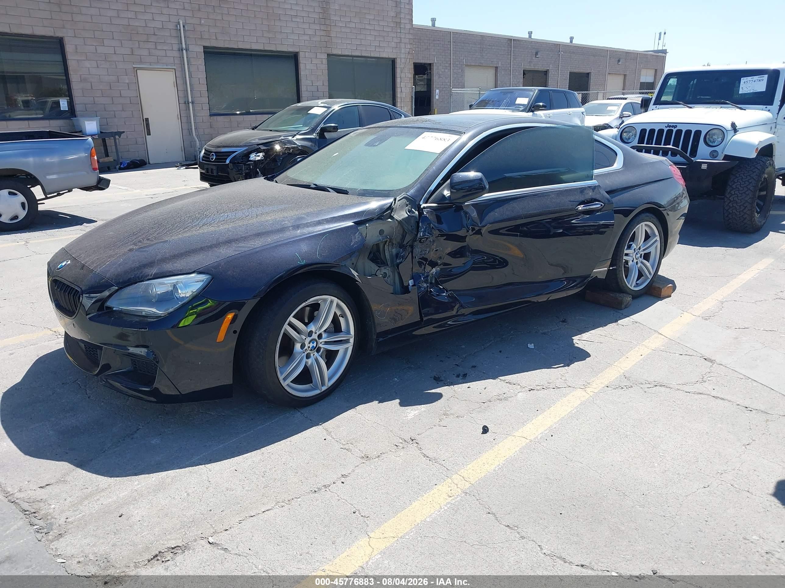 2012 Bmw 650i   Black vin: WBALX3C58CC528371