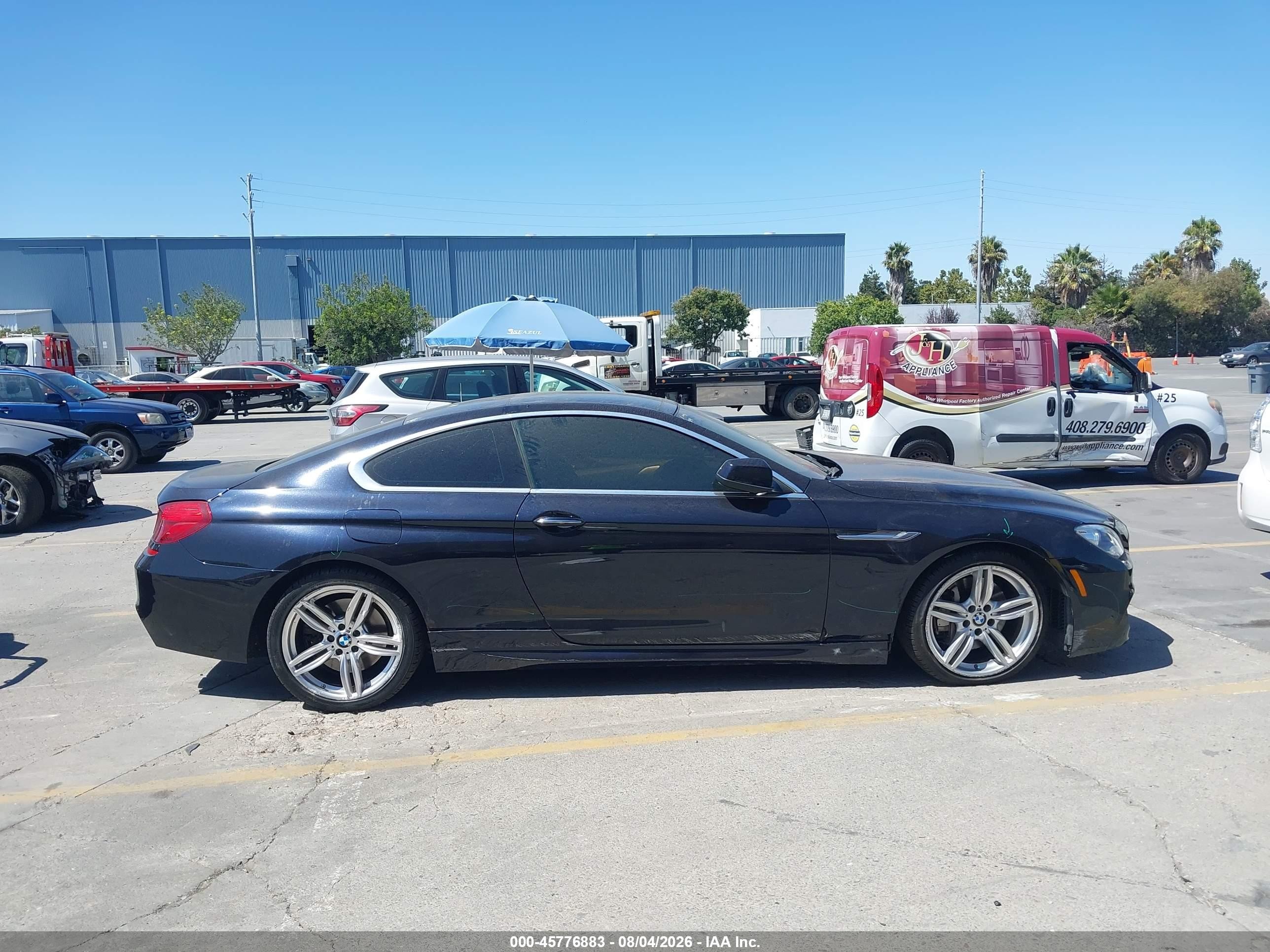 2012 Bmw 650i   Black vin: WBALX3C58CC528371