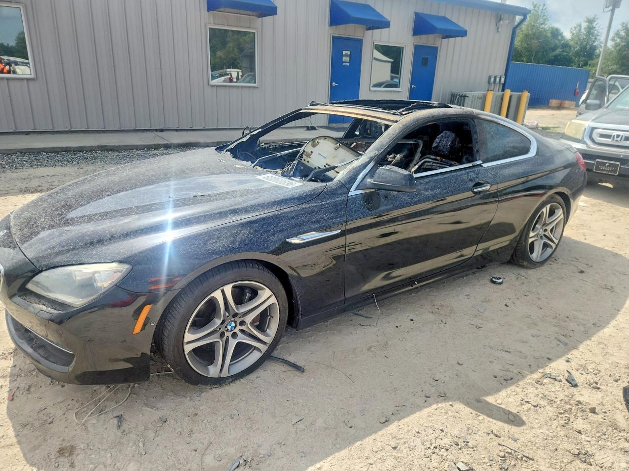 2012 Bmw 650 I Black vin: WBALX3C58CC528550