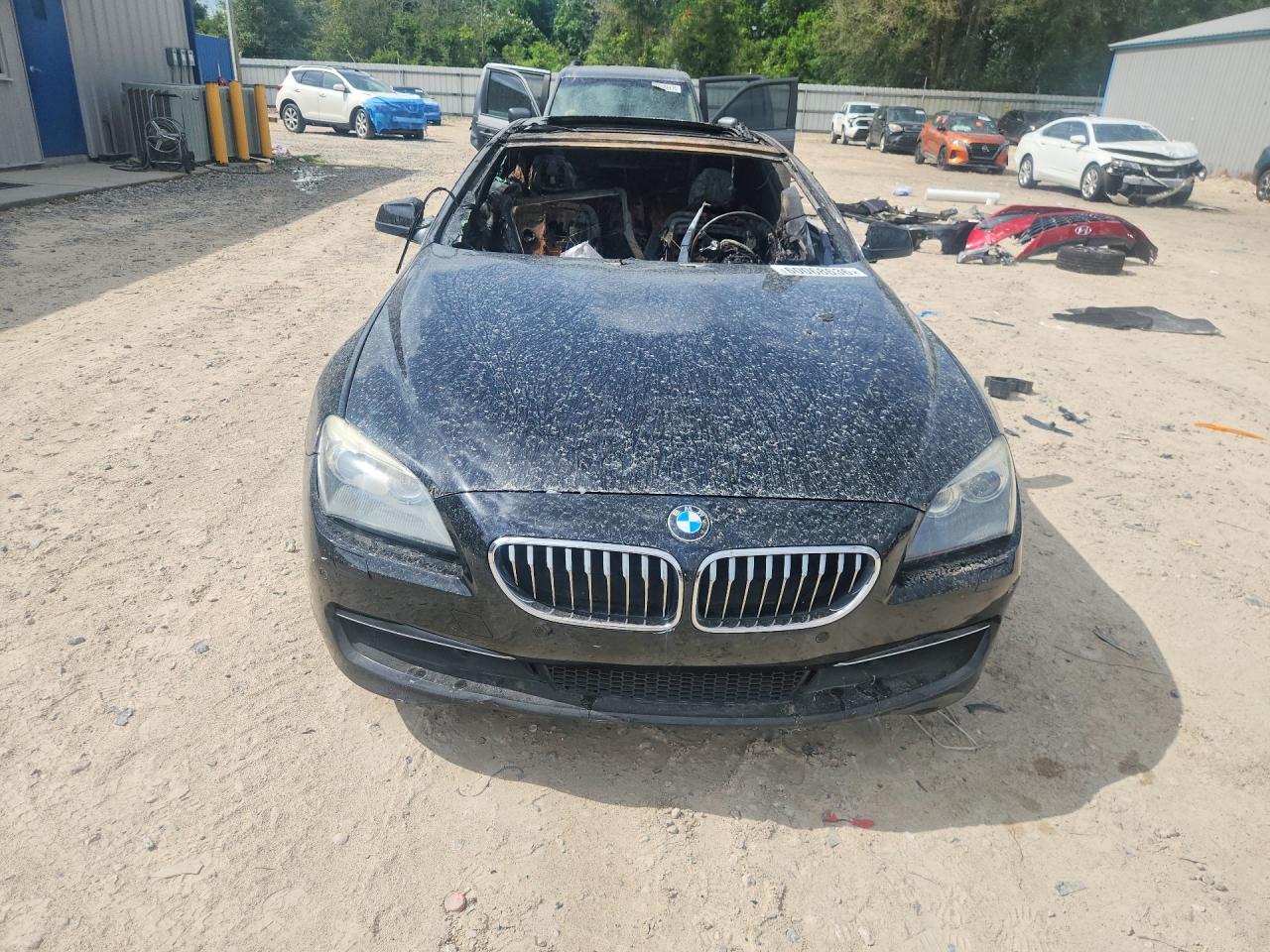 2012 Bmw 650 I Black vin: WBALX3C58CC528550