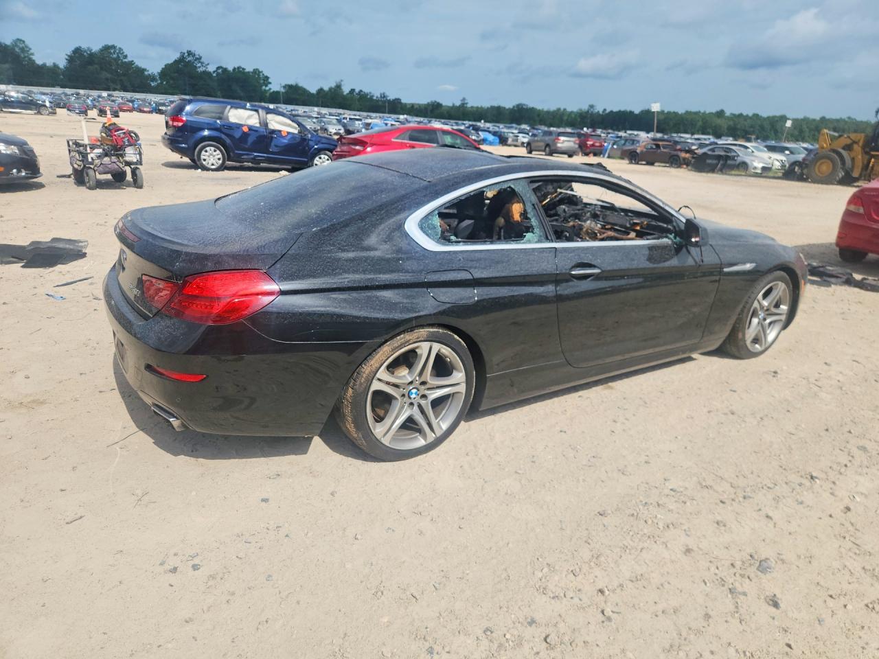 2012 Bmw 650 I Black vin: WBALX3C58CC528550