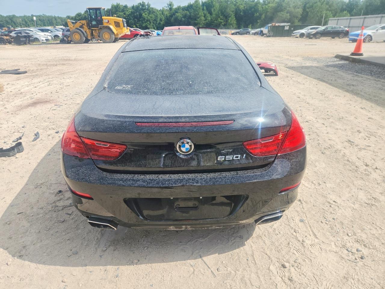 2012 Bmw 650 I Black vin: WBALX3C58CC528550