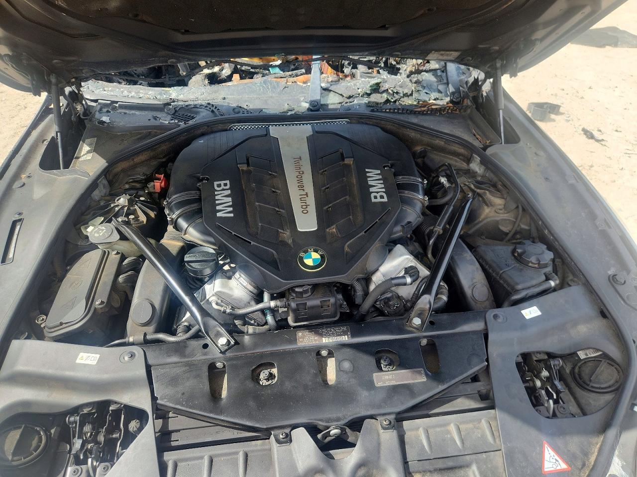 2012 Bmw 650 I Black vin: WBALX3C58CC528550