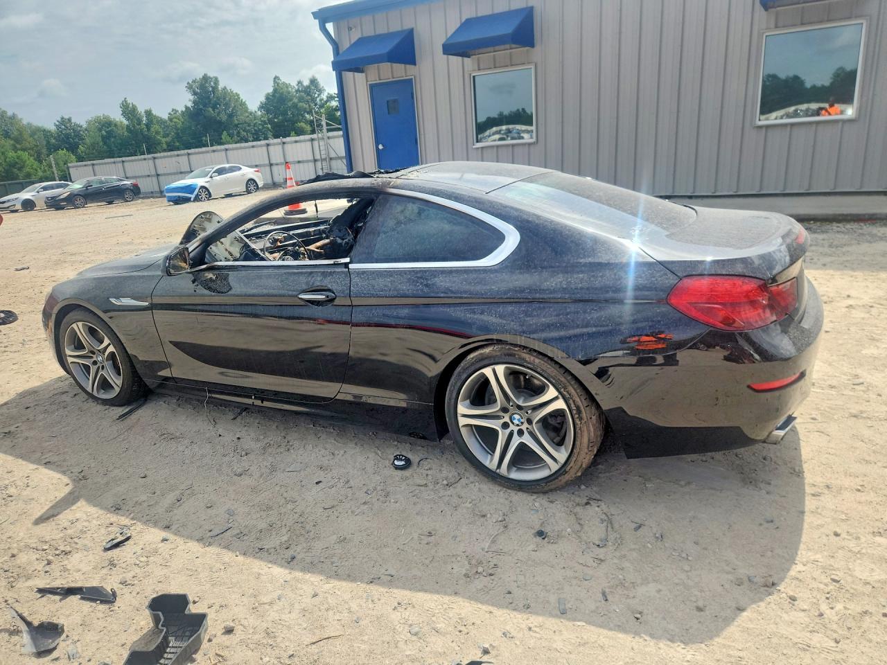 2012 Bmw 650 I Black vin: WBALX3C58CC528550