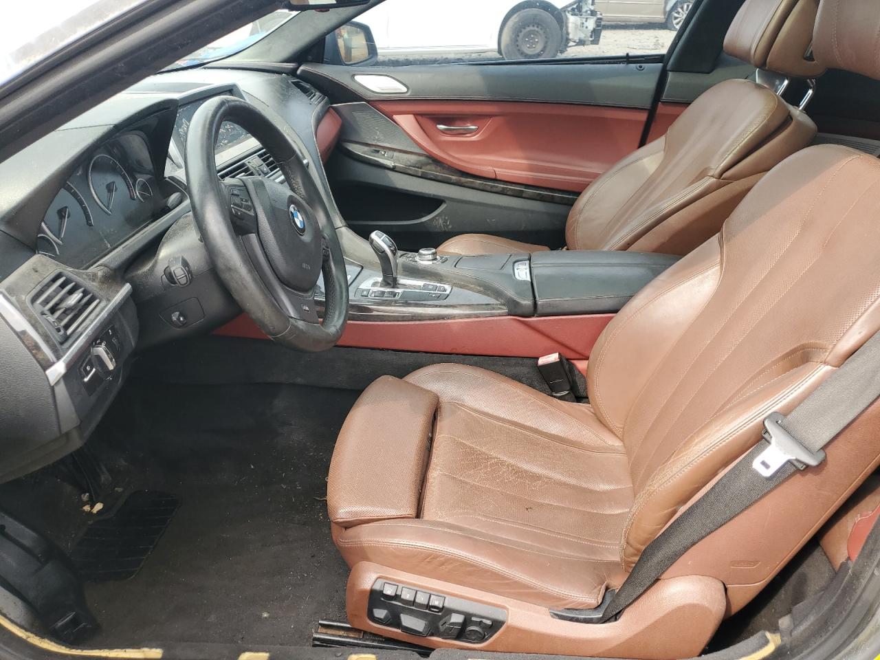 2012 Bmw 650 I Silver vin: WBALX3C58CDV77578