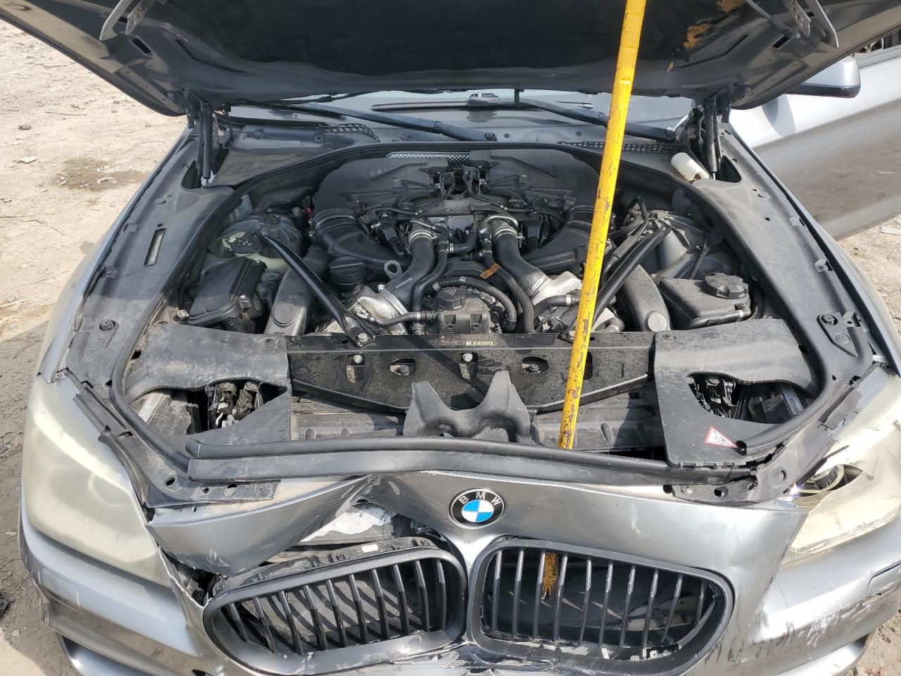 2012 Bmw 650 I Silver vin: WBALX3C58CDV77578