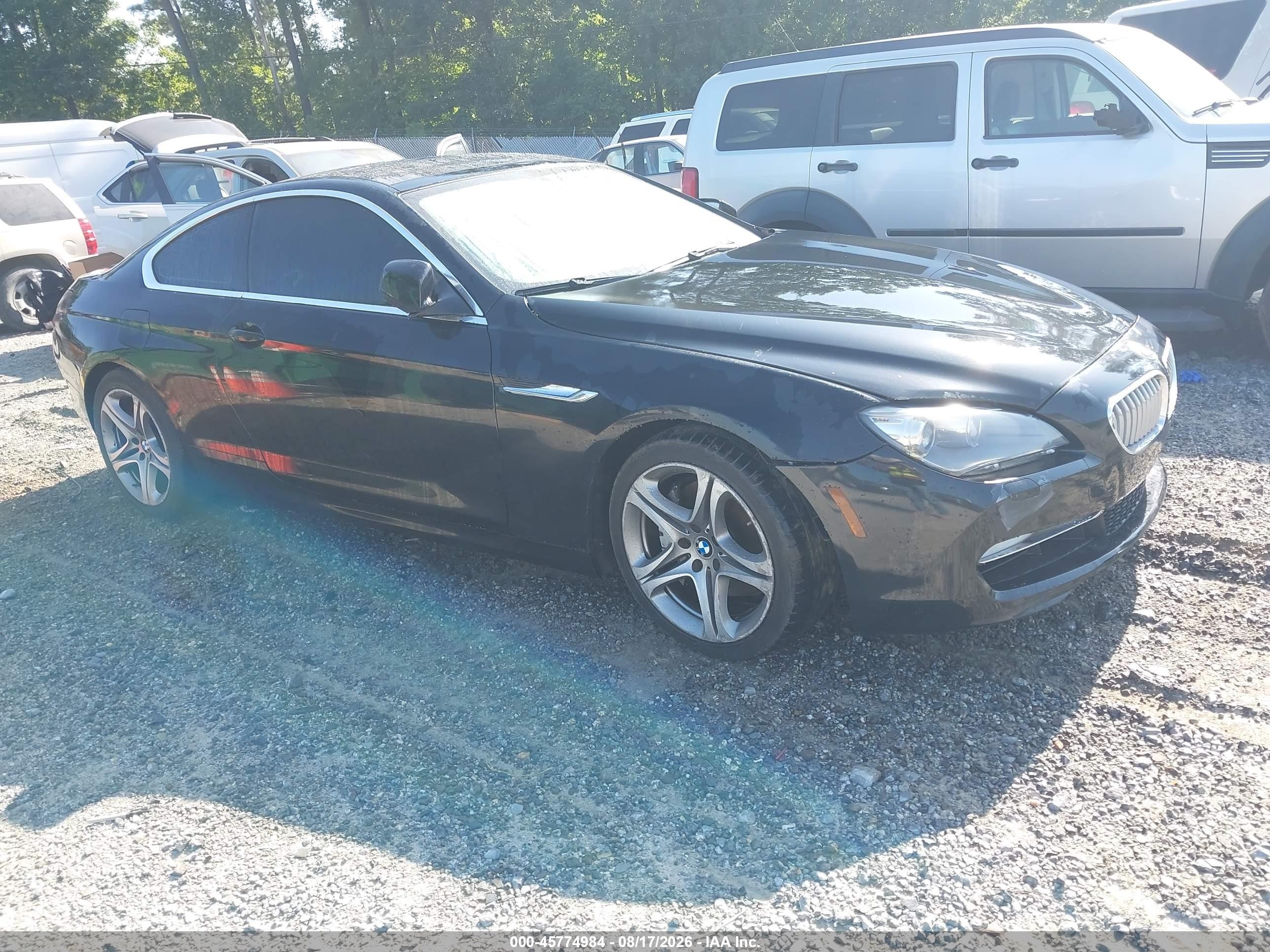 2012 Bmw 650i   Black vin: WBALX3C59CDV77864