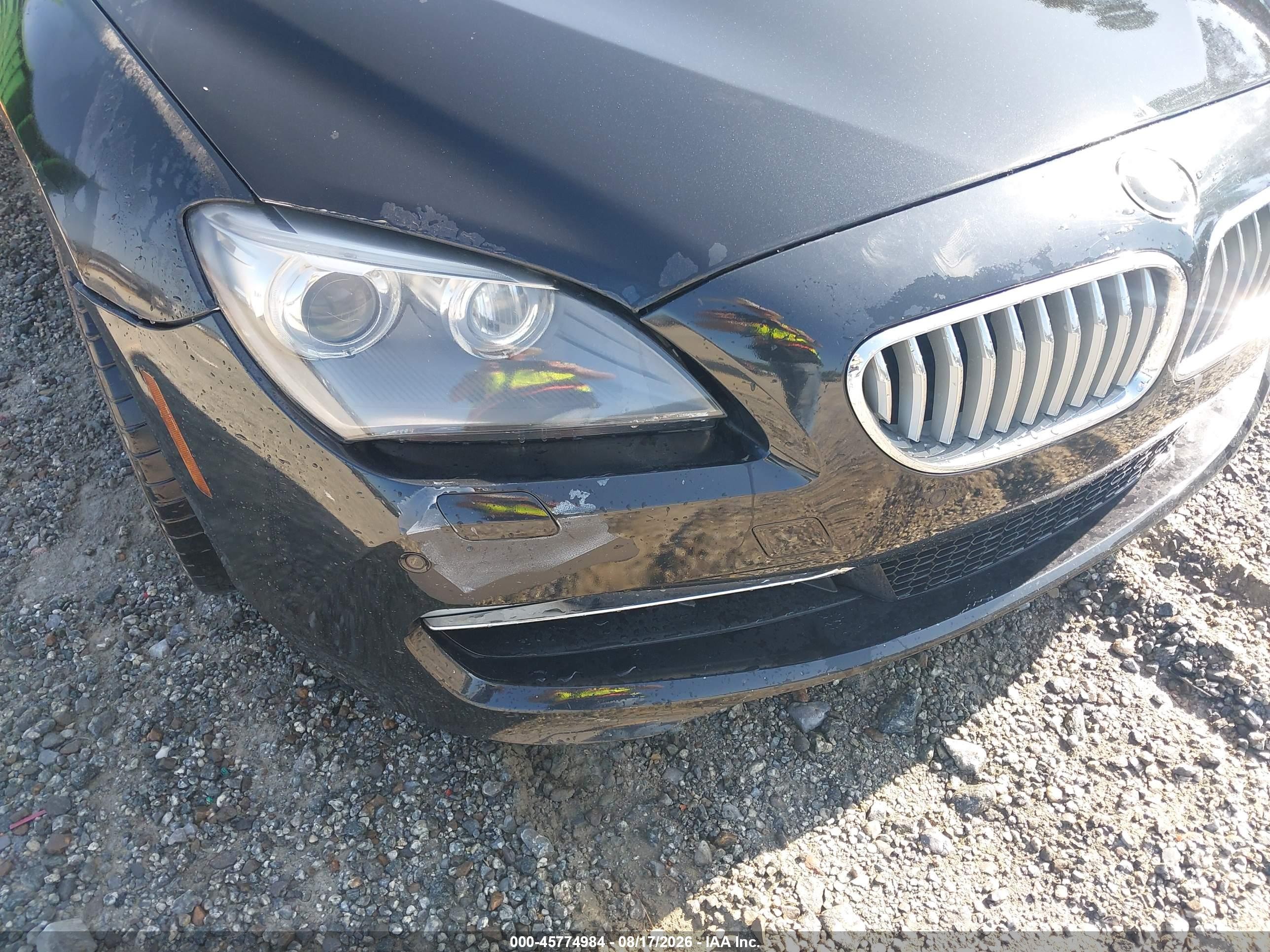 2012 Bmw 650i   Black vin: WBALX3C59CDV77864
