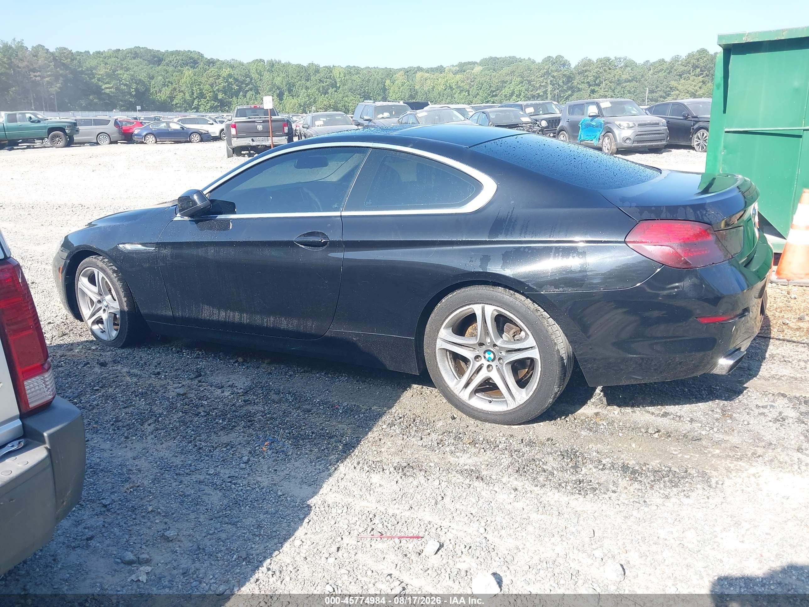 2012 Bmw 650i   Black vin: WBALX3C59CDV77864