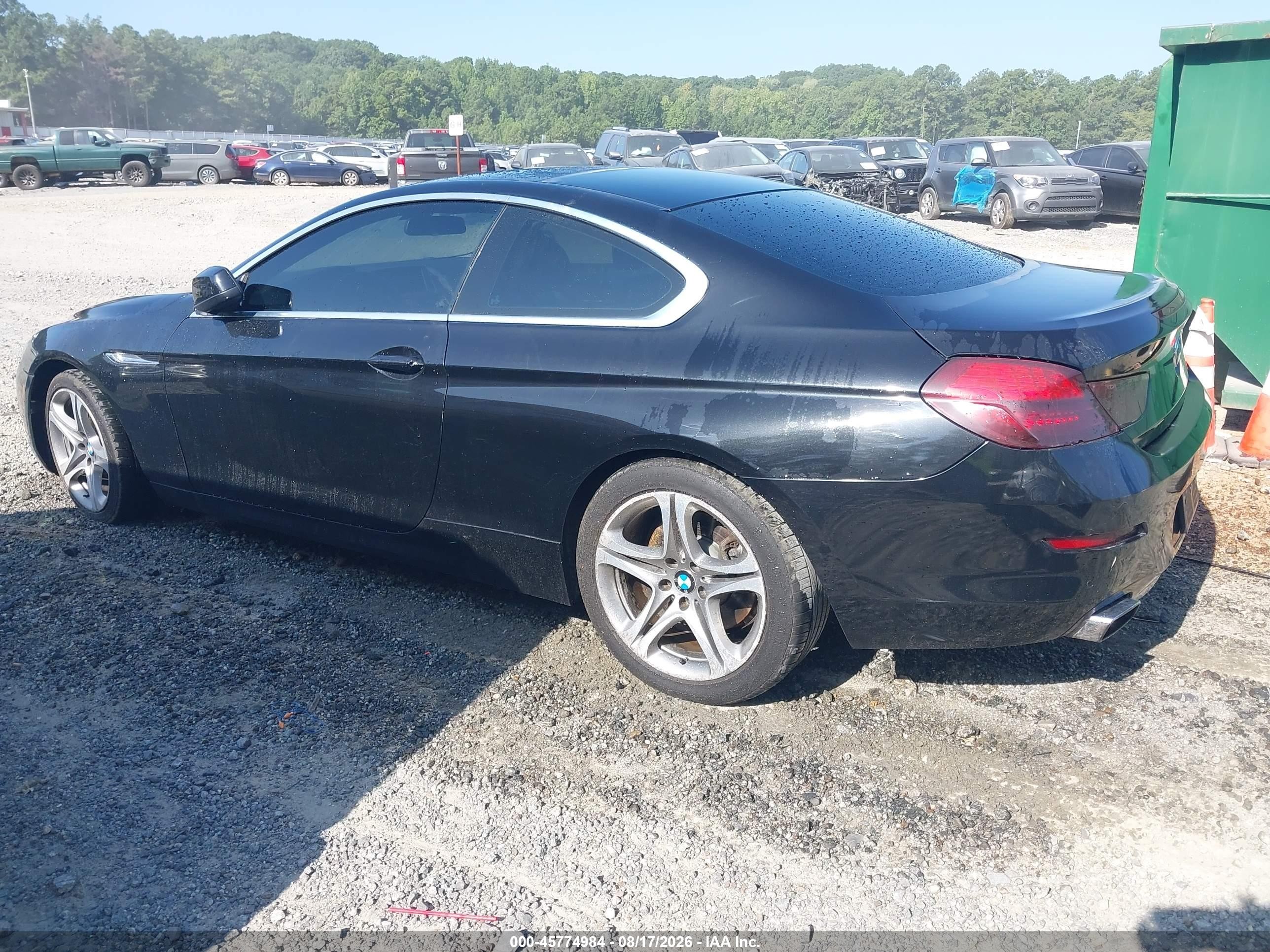2012 Bmw 650i   Black vin: WBALX3C59CDV77864