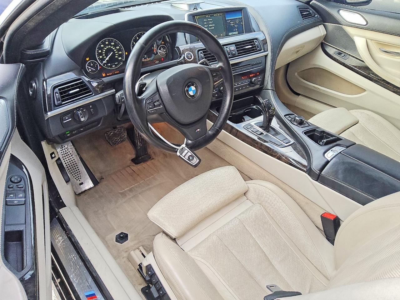 2012 Bmw 650 I Black vin: WBALX3C5XCC528498