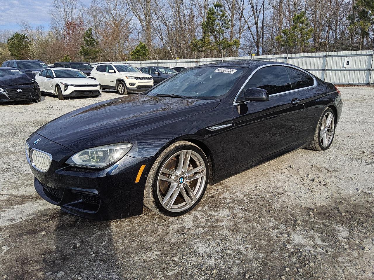 2012 Bmw 650 I Black vin: WBALX3C5XCC528498 Damage: Left Front Tire, Worn, Replacement Required