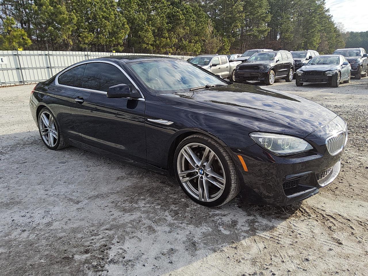 2012 Bmw 650 I Black vin: WBALX3C5XCC528498 Damage: Right Front Tire, Worn, Replacement Required