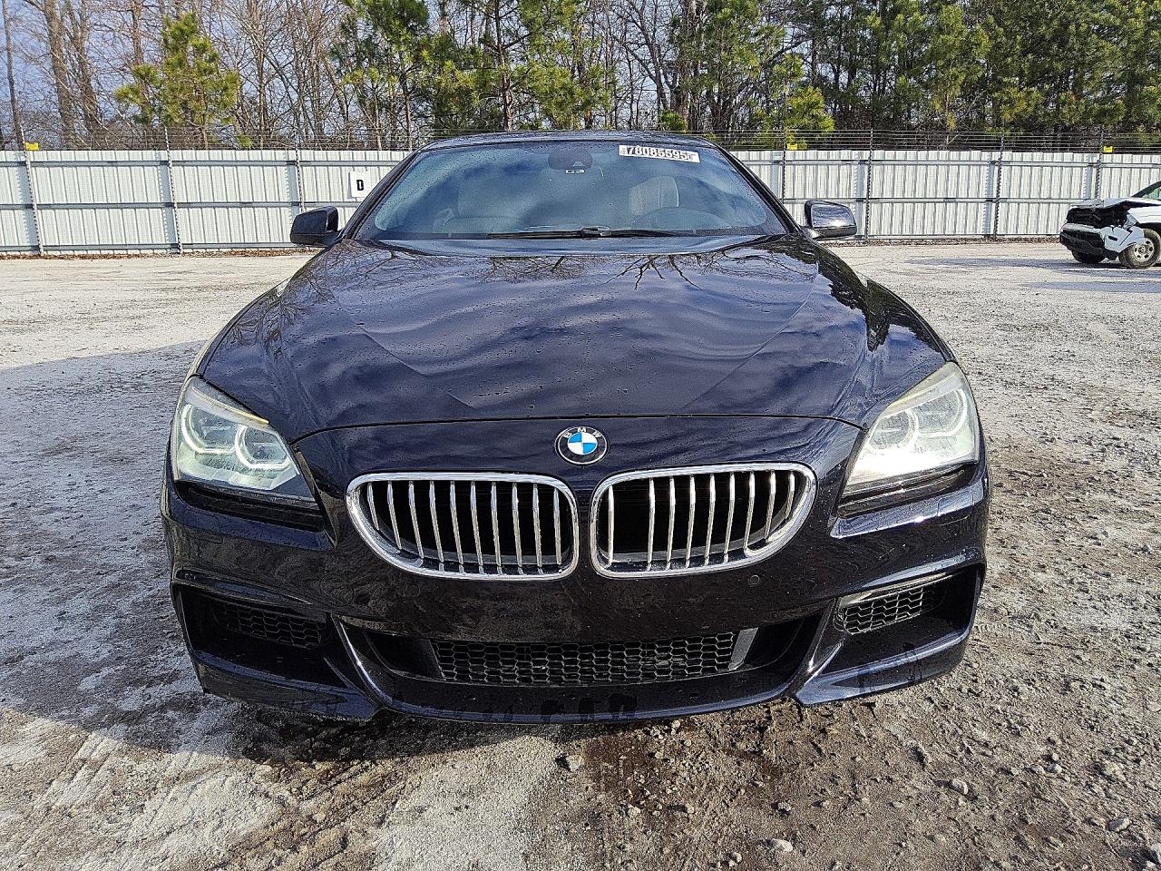2012 Bmw 650 I Black vin: WBALX3C5XCC528498