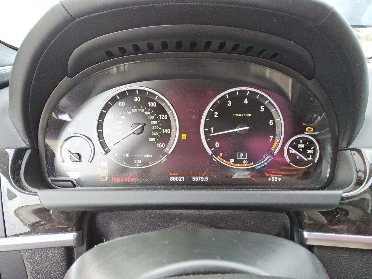 2012 Bmw 650 I Black vin: WBALX3C5XCC528498 Damage: Warning Light - Engine, On, Unacceptable