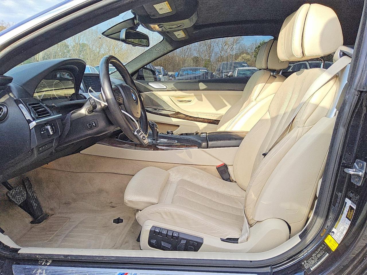 2012 Bmw 650 I Black vin: WBALX3C5XCC528498