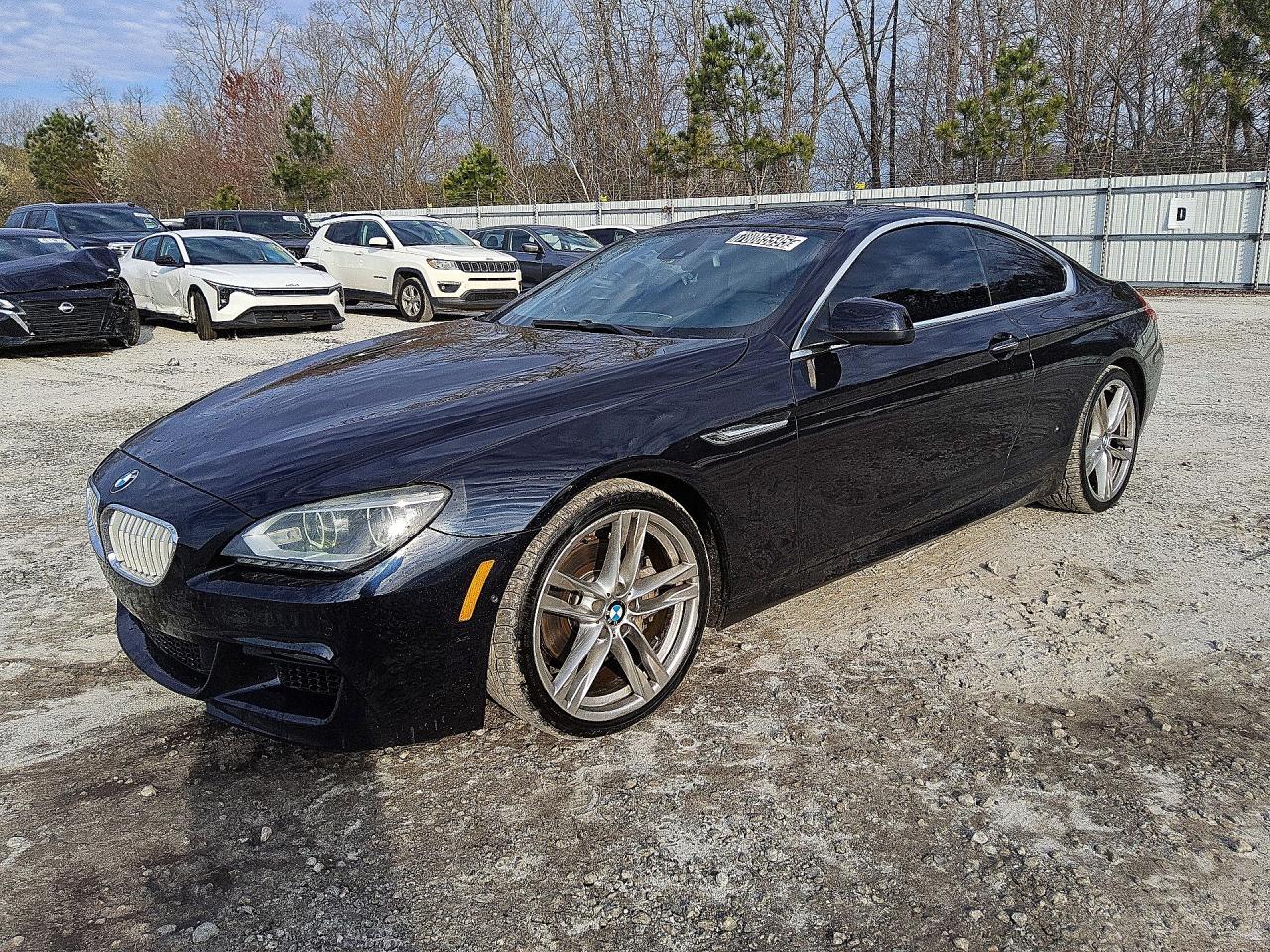 2012 Bmw 650 I Black vin: WBALX3C5XCC528498