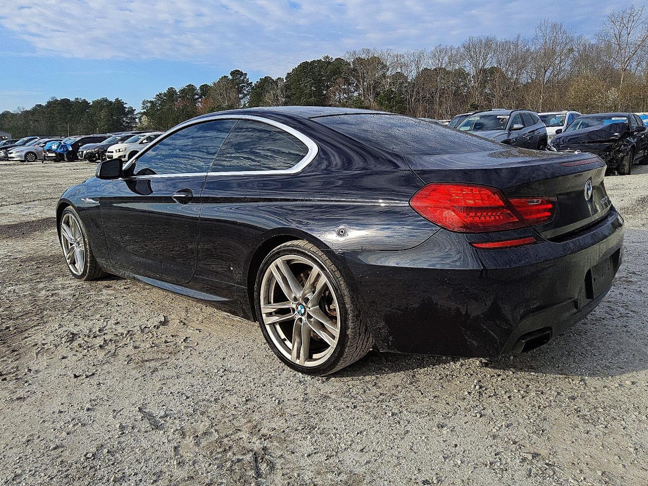 2012 Bmw 650 I Black vin: WBALX3C5XCC528498