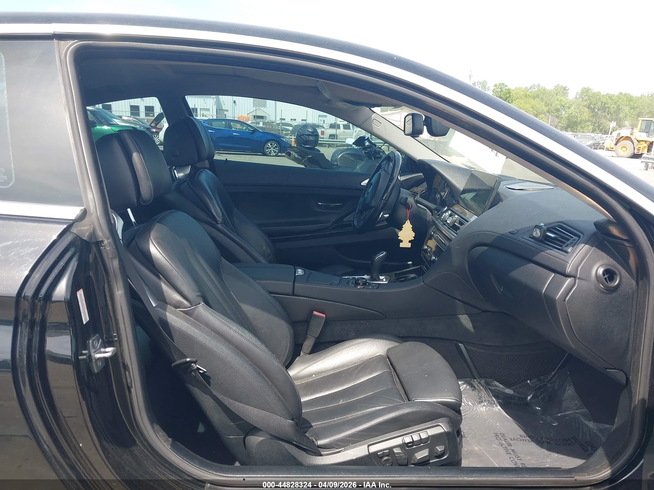 2012 Bmw 650i   Black vin: WBALX3C5XCDV77419