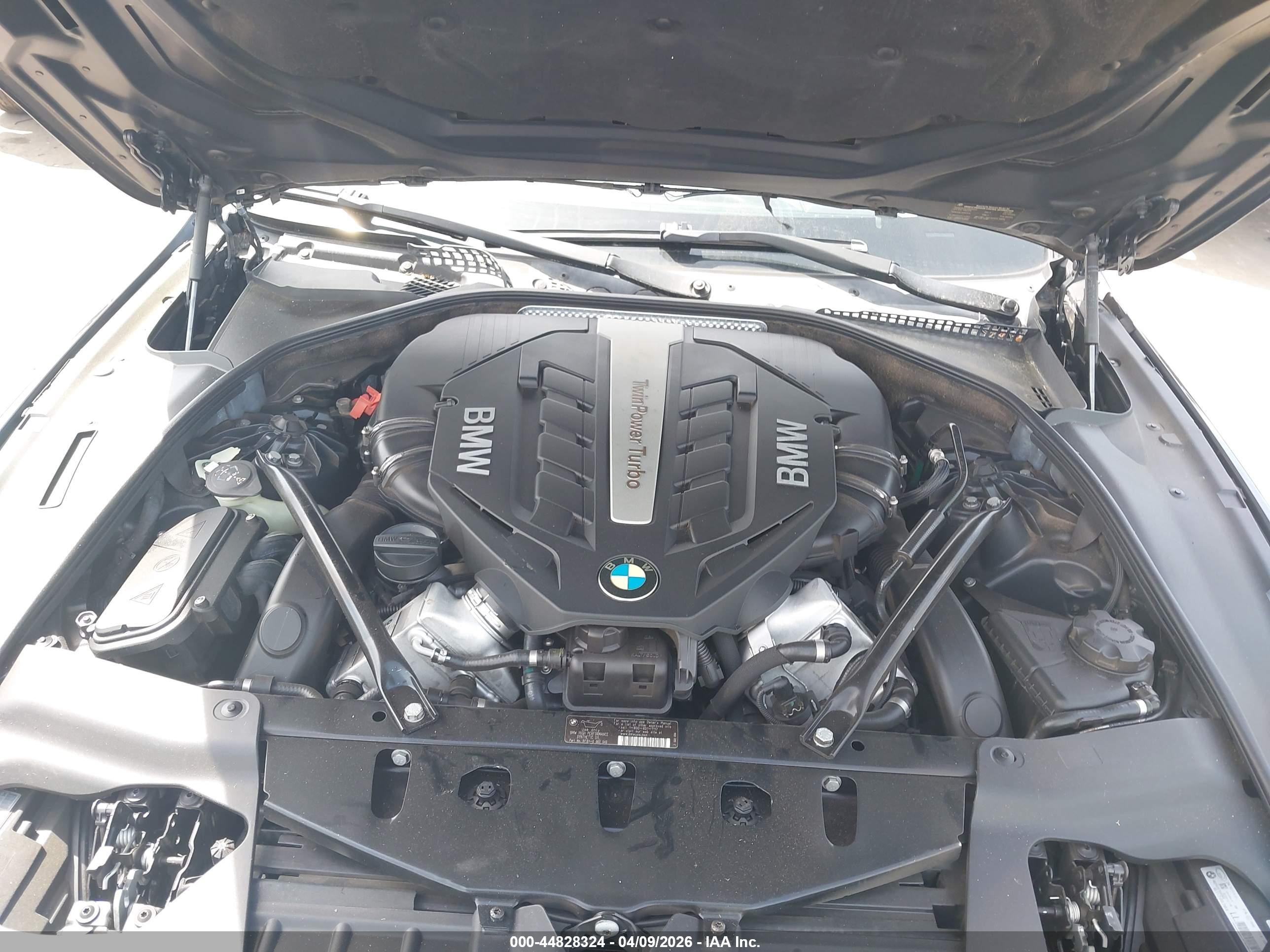 2012 Bmw 650i   Black vin: WBALX3C5XCDV77419
