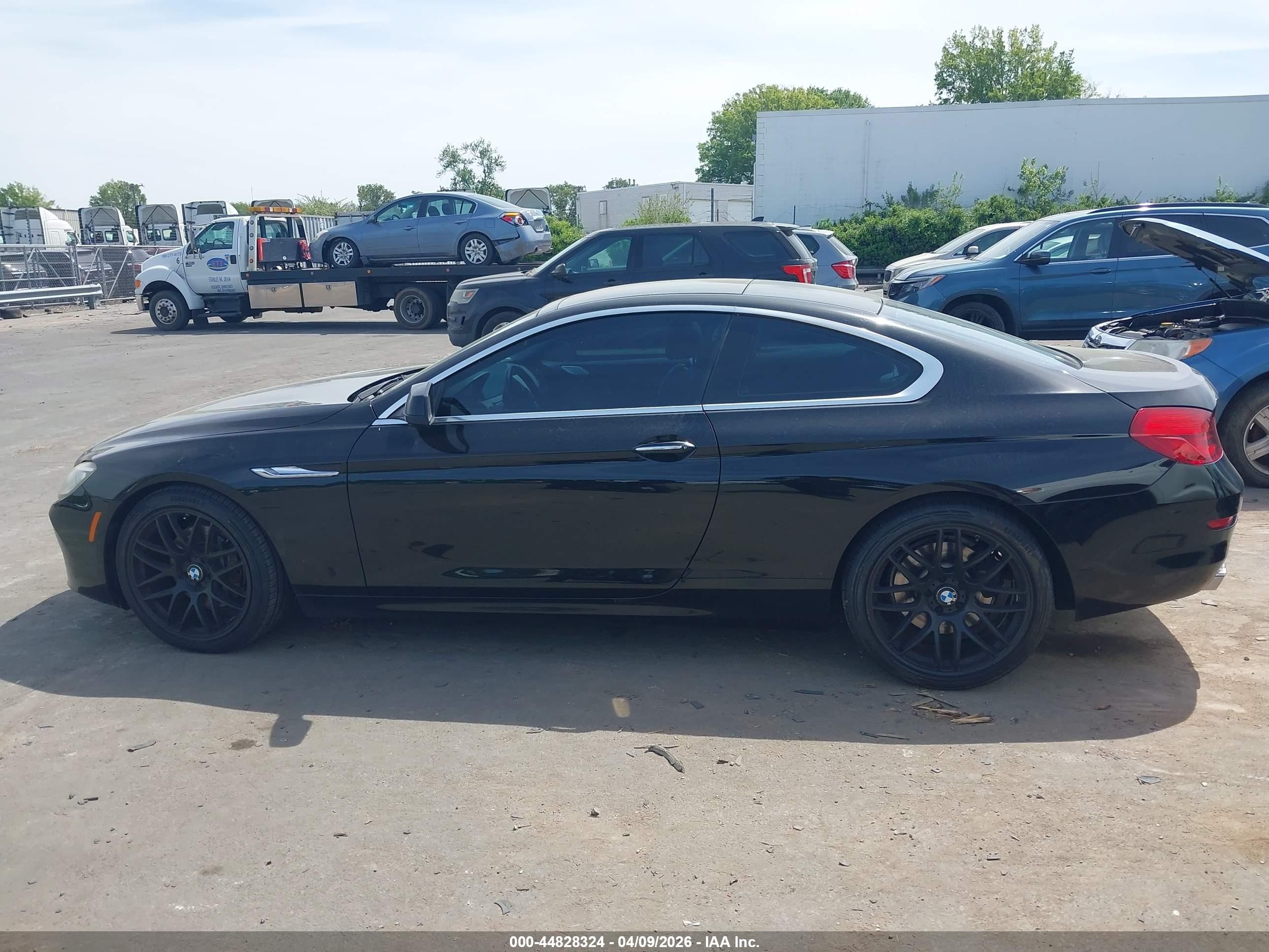 2012 Bmw 650i   Black vin: WBALX3C5XCDV77419
