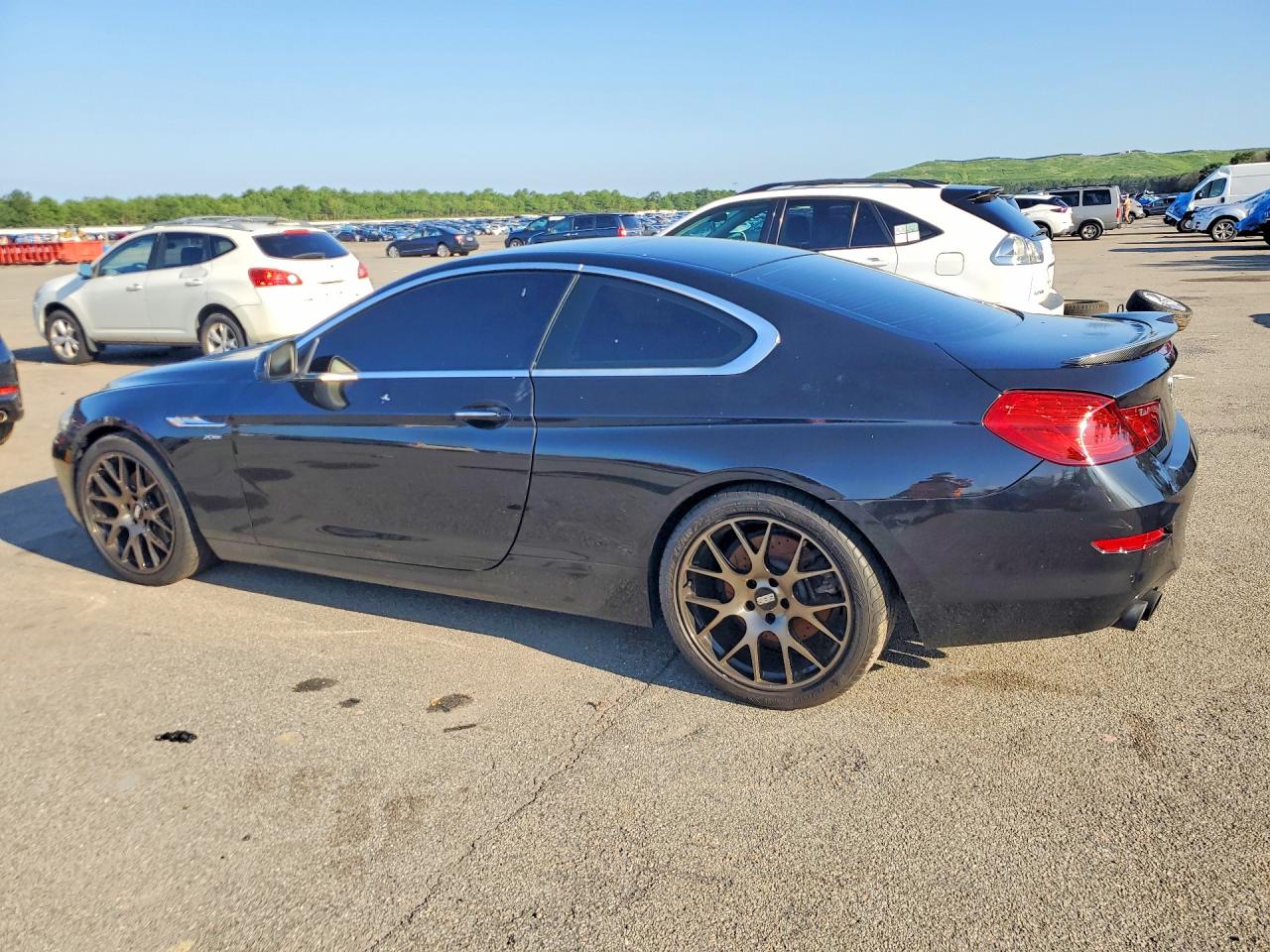2012 Bmw 650 Xi Black vin: WBALX5C51CC894104